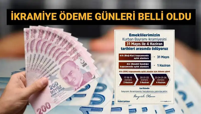 Emeklilere Bayram Sevinci: İkramiyeler Hesaplara Ne Zaman Geçiyor?