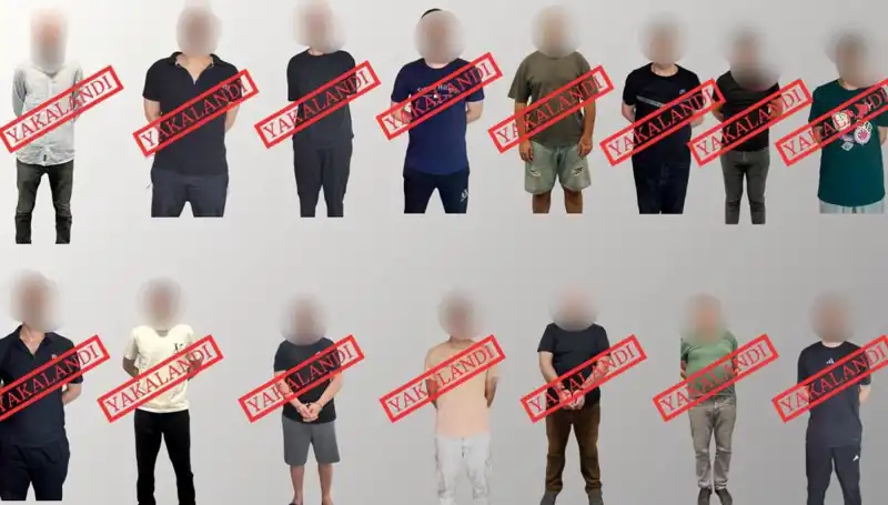 Kırmızı Bültenle Aranan 14 Kişi Uluslararası Operasyonla Yakalandı