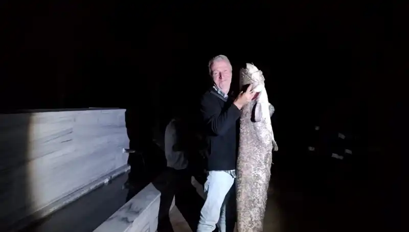 Barajda Oltasına Takılan Dev Balık: 40 Kilo Ağırlığında Şaşırtıcı Keşif