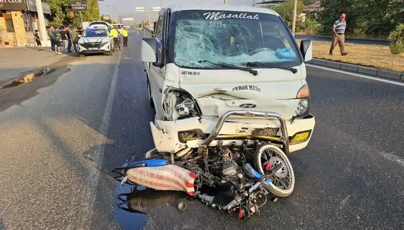 Aydın'da Motosiklet Kazası: Kamyonetle Çarpışmanın Şok Edici Sonucu