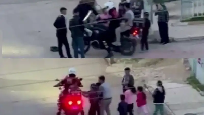 Polis Memuru, Çocukların Severek Bindiği Motor Turu Düzenledi!