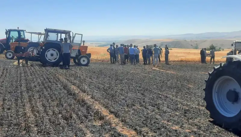 Yozgat'ta 100 Dönüm Tarım Arazisi Küller İçinde Kaldı!