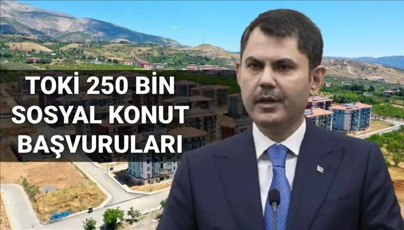 TOKİ 250 Bin Sosyal Konut Başvuruları: 2025 İçin Tarih Verildi
