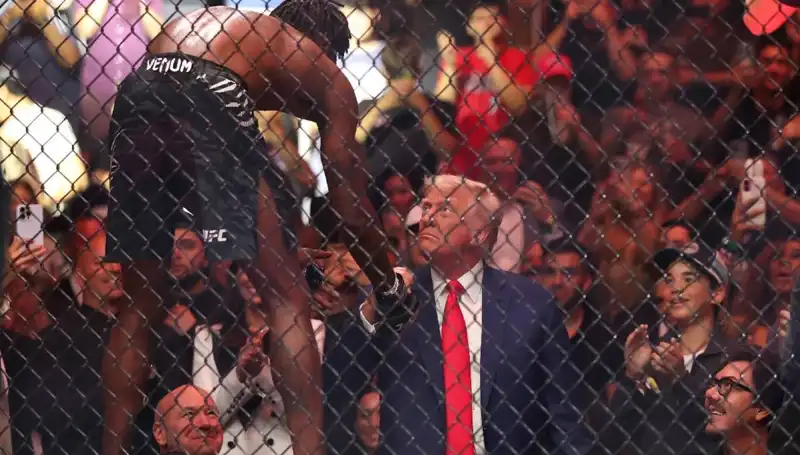 Trump’ın Beyaz Saray Bahçesinde Düzenleyeceği UFC Maçı Heyecanı