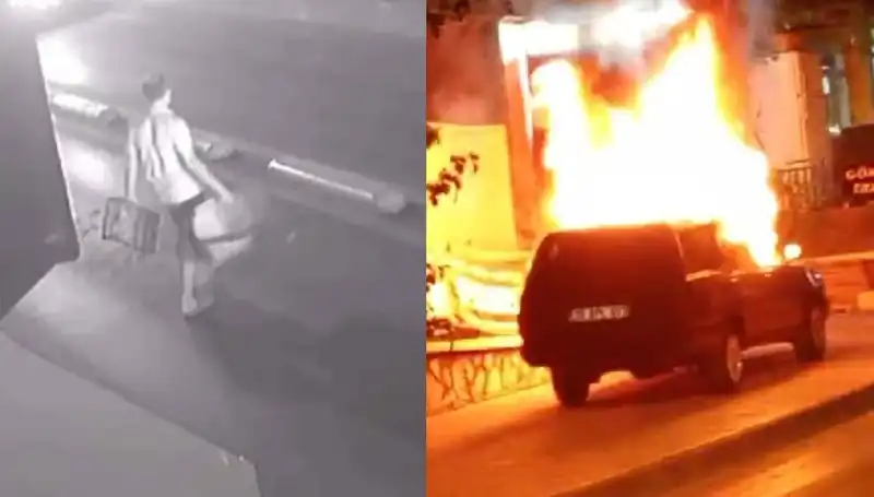 Eşinin Boşanma Talebine Cevap Olarak Aracını Yaktı