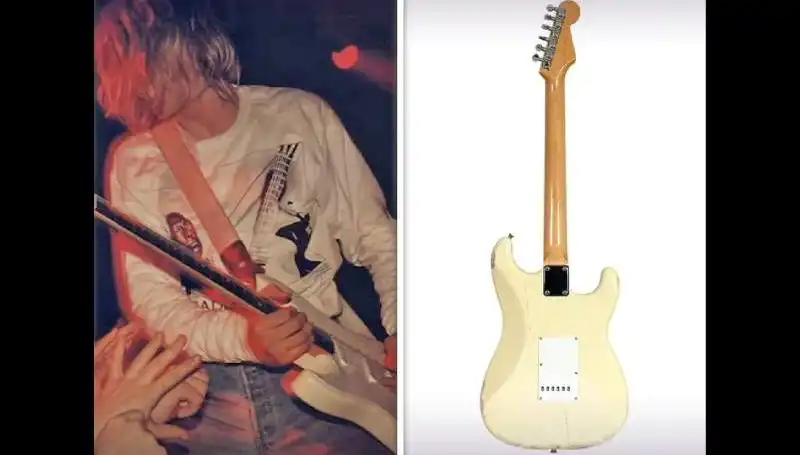Kurt Cobain’in Tarihi Gitarı Açık Artırmada Rekor Fiyata Satıldı!