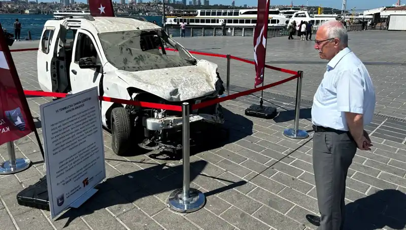 15 Temmuz’da Tankın Ezdiği Araçlar, Ziyarete Açıldı