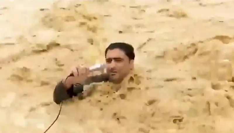 Sel Sularına Kapılan Yayın Ekibi: O Anların Ardındaki Gerçekler