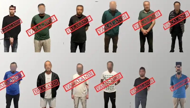 Kırmızı Bültenle Aranan 12 Kişi Türkiye’de Yakalandı: Detaylar Şok Edici!