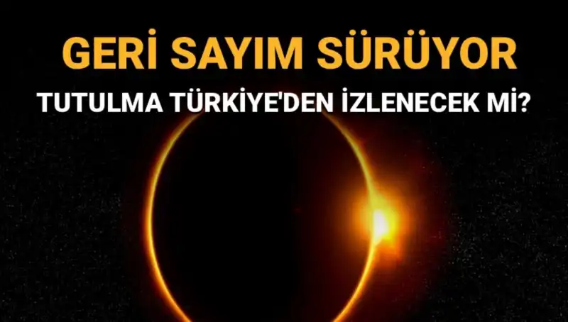Eylül Ayında Beklenen Güneş Tutulması: Türkiye'den İzlenecek mi?