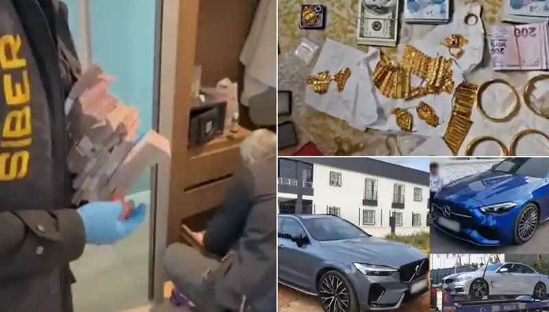 39 Şehirde Eş Zamanlı Operasyon: Balya Balya Paralar ve Altınlar Ele Geçirildi!